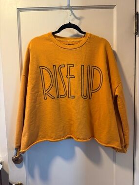 LAUREN DAIGLE Mustard Yellow Graphic Tee